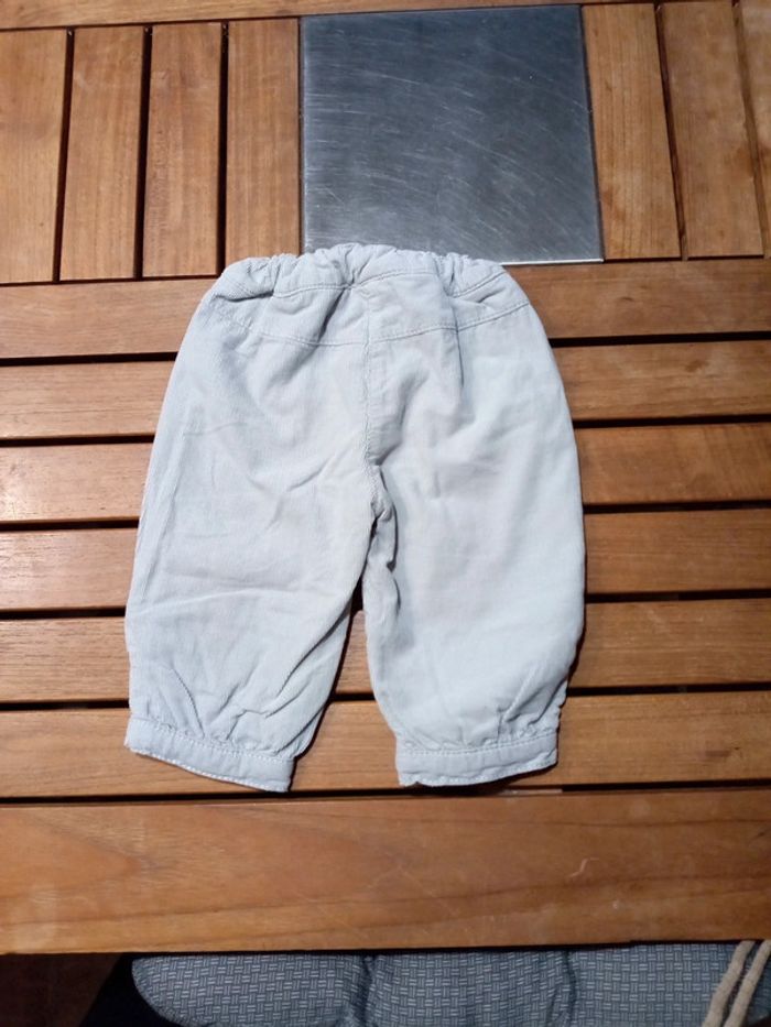 Pantalon velours T 6 mois 67 cm - photo numéro 5