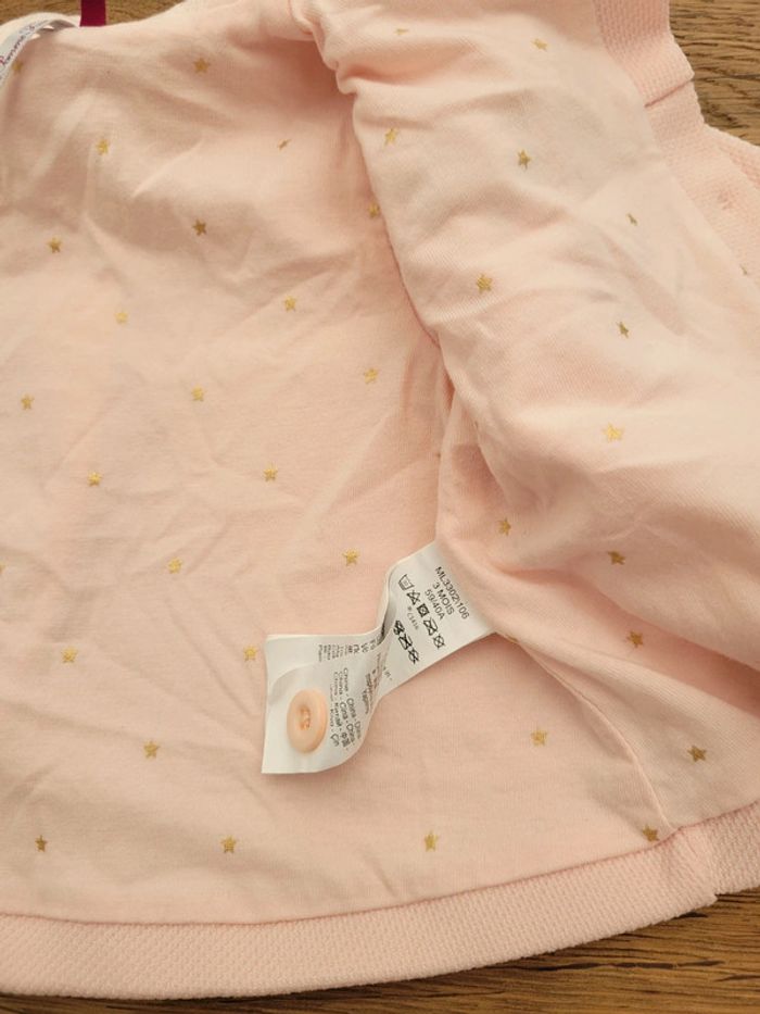 Veste style cérémonie rose pâle - 3 mois - photo numéro 4