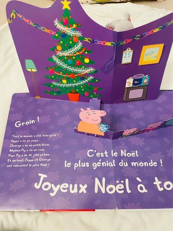 Livre animé Peppa pig Joyeux noël