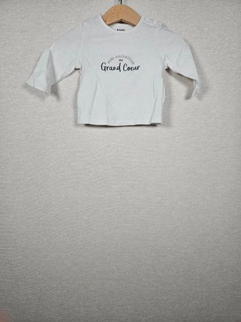 T-shirt manche longue tape à l'œil 3 mois 59 cm