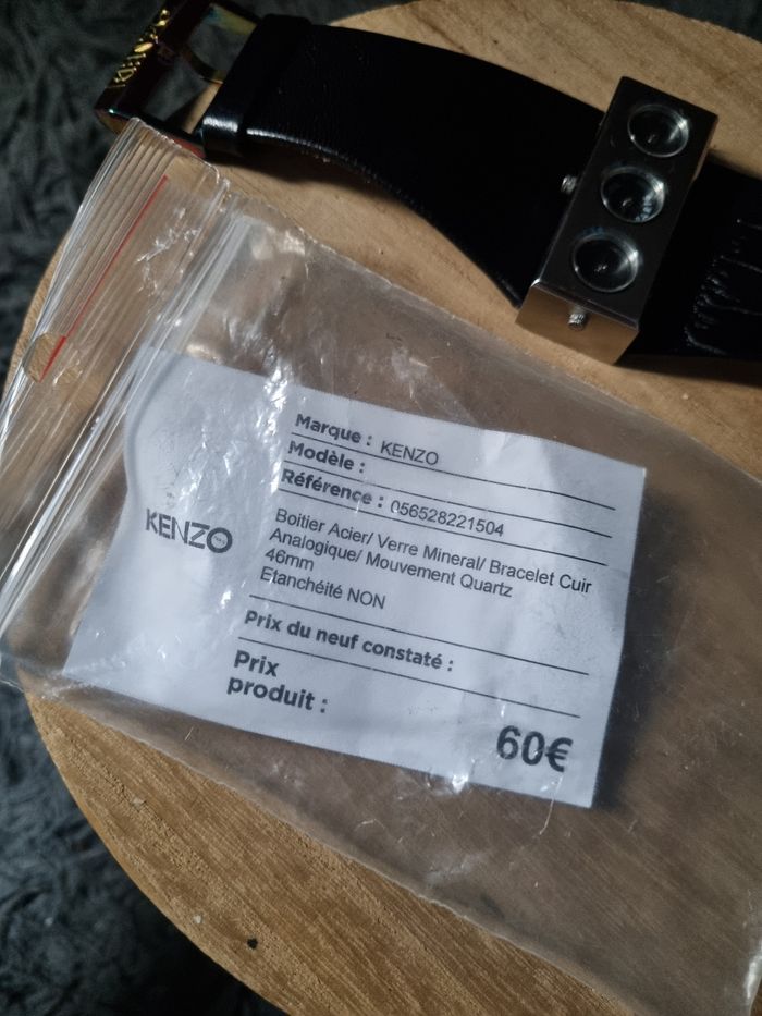 Montre Kenzo triple cadrans cuir - photo numéro 10