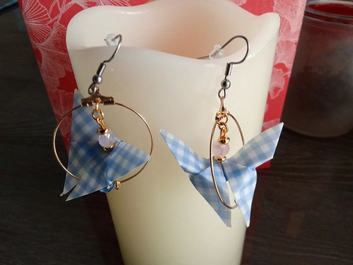 Boucles d'oreilles papillons 🦋 - photo numéro 2