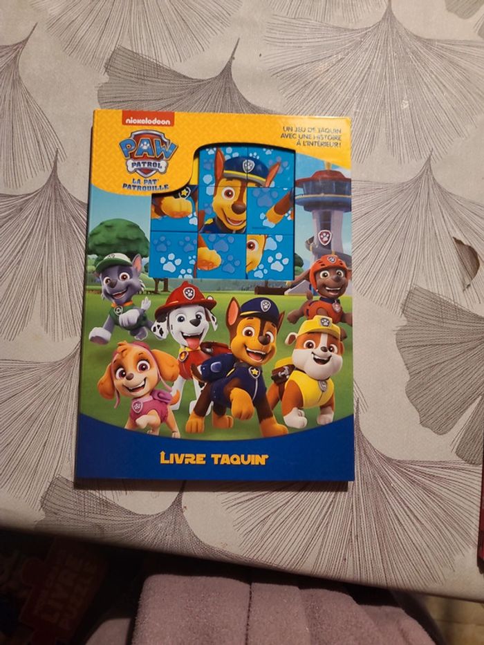Livre taquin pat patrouille