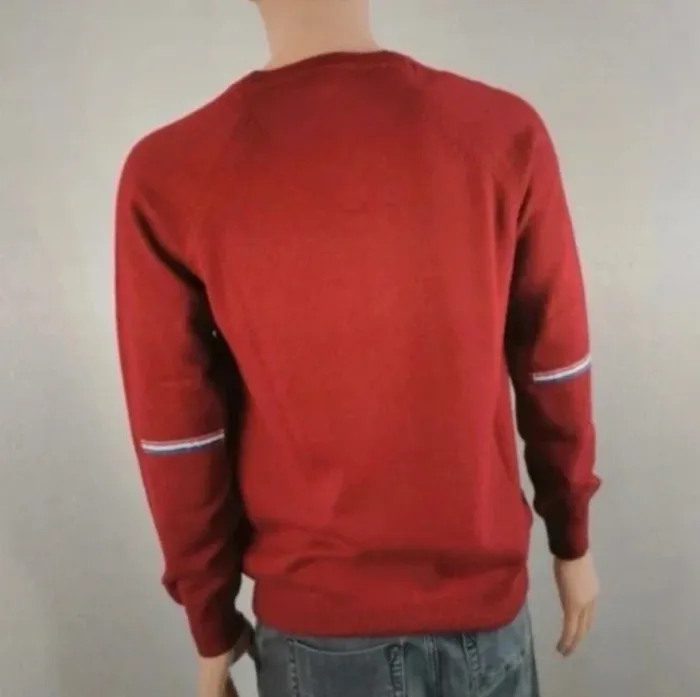 Pull fin marque aristow taille L couleur rouge rubis - photo numéro 2