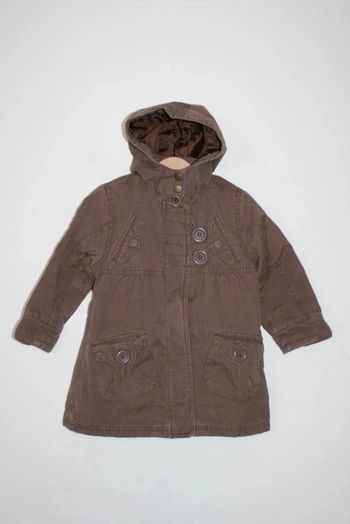 Manteau chocolat mi-saison NKY