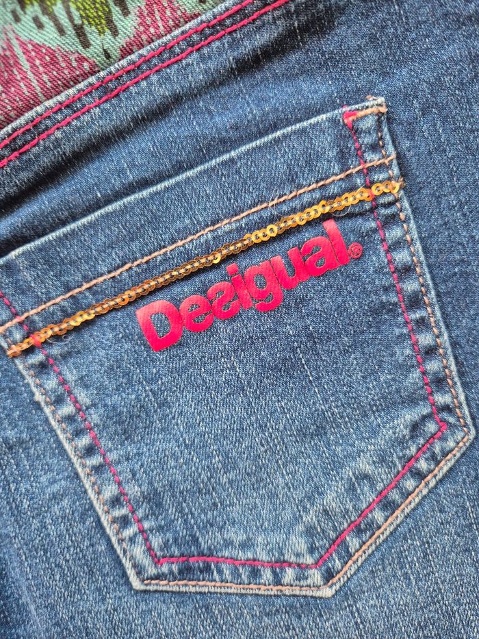 Jupe en jean 11 - 12 ans Desigual, TBE - photo numéro 3