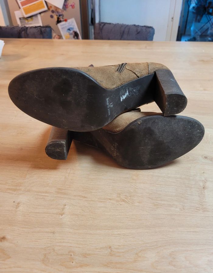 Bottillons à talons et lacets femme Naf Naf taille 41 - photo numéro 6