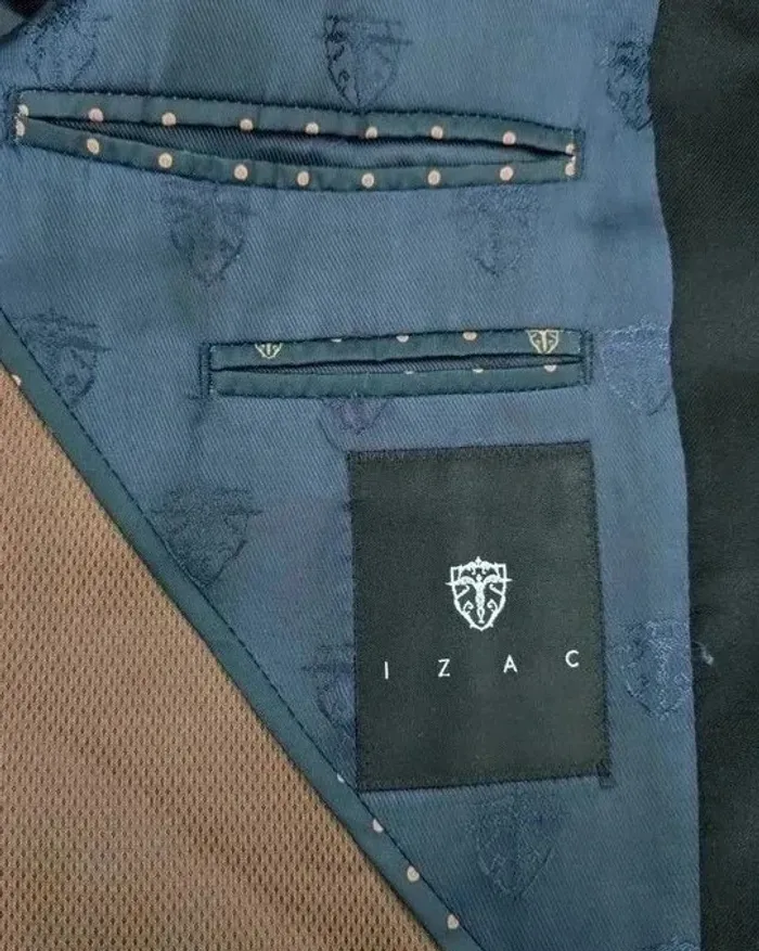 Veste blazer 100% laine - IZAC - taille S - photo numéro 4