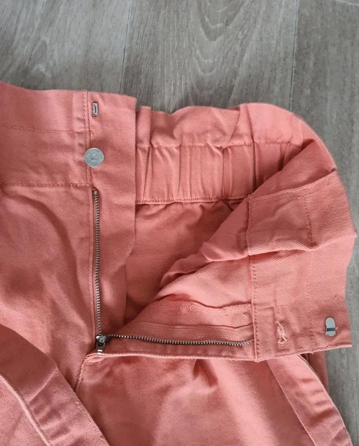 Pontalon paper bag à ceinture taille 38 neuf - photo numéro 5