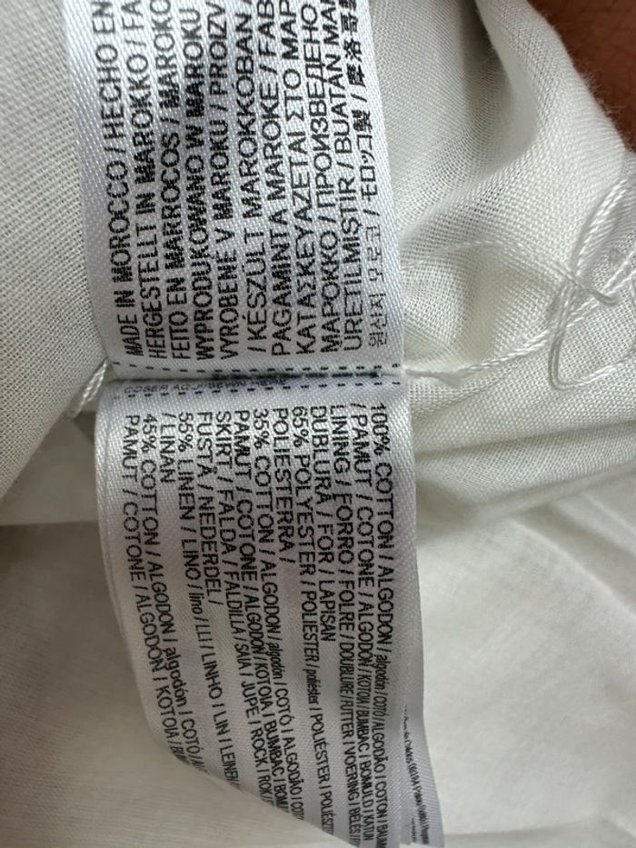 Robe plumetis et lin mango taille 18-24 mois - photo numéro 6