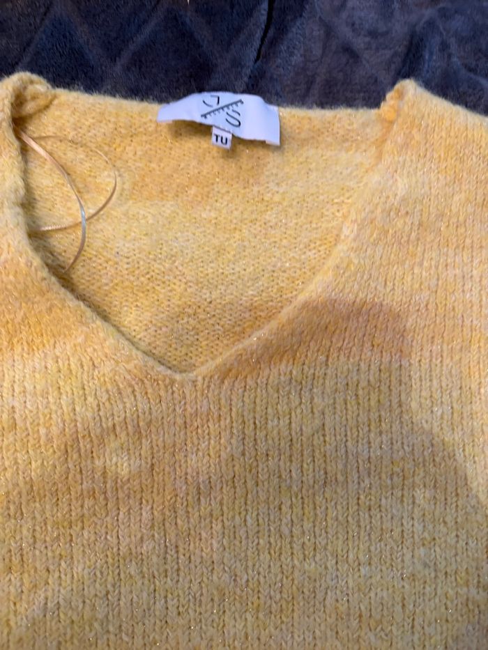 Pull chaud jaune