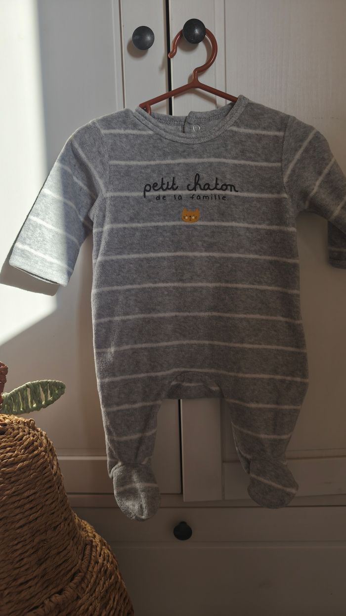 Pyjama bébé mixte 1 mois Kiabi - photo numéro 2