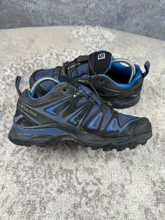 Salomon X Ultra 3 Gore-Tex - Black & Blue - photo numéro 6
