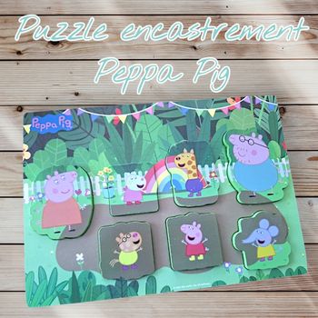 Puzzle d’encastrement Peppa Pig 🧩