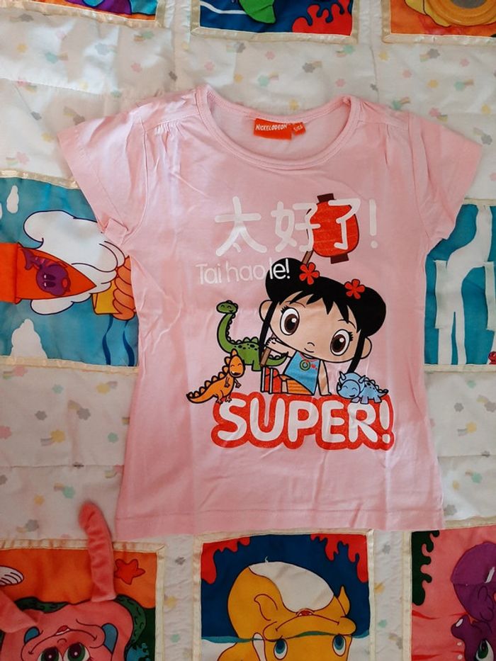 Ensemble t shirt et legging court corsaire kai-lan nickelodeon - photo numéro 2