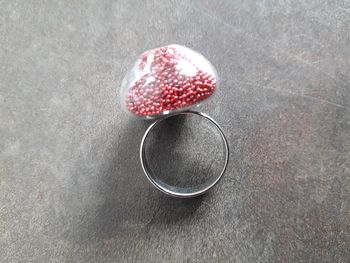 Bague cabochon en verre