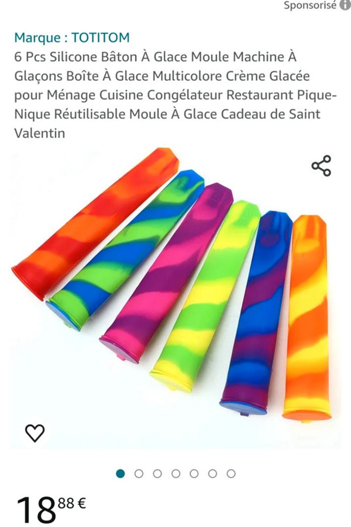Silicone bâton de glace - photo numéro 2