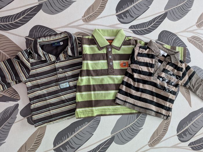 Lot 3 polos manches longues