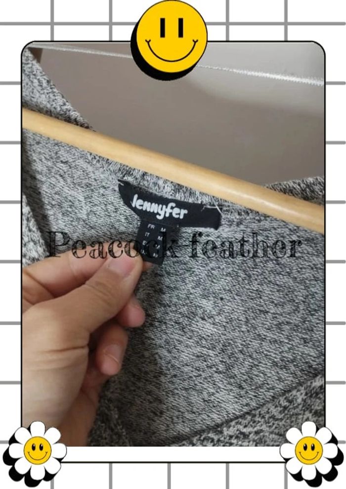 Haut pull gris Jennyfer 38 - photo numéro 4