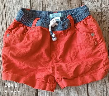 Très beau Short OBAÏBI 6 mois
