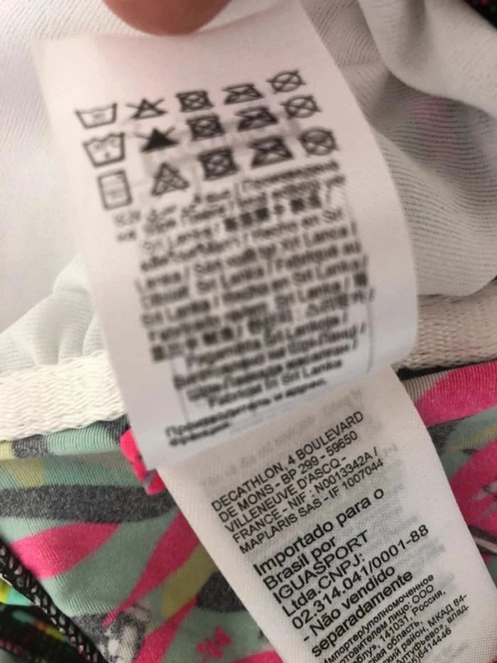 Sublime bikini olaian taille 46 95 D fR motifs feuilles multicolores très bon état - photo numéro 16