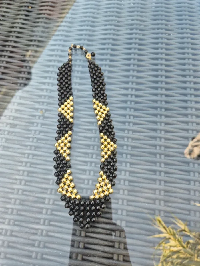 Collier Chic vintage en perles - photo numéro 2