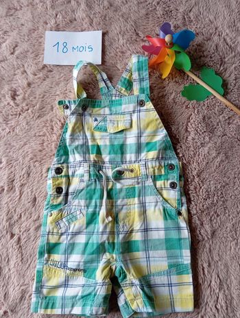 Salopette courte 18 mois