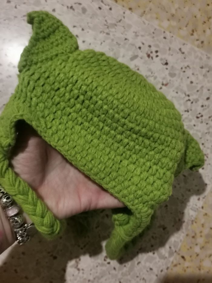 Bonnet crocheté bébé yoda - photo numéro 3