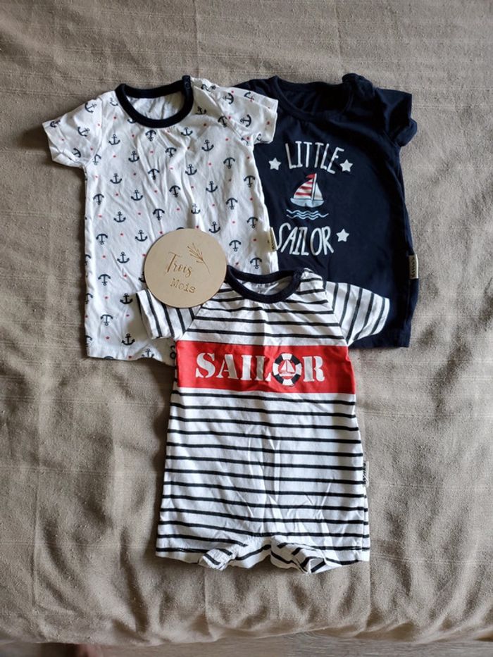 Lot de 3 barboteuses