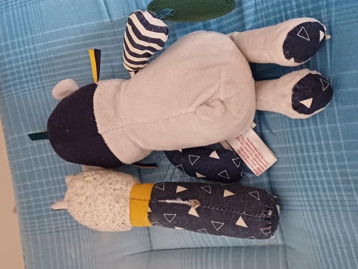 hochet lama et peluche d'éveil ourson - photo numéro 2