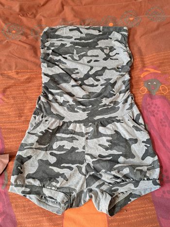 Combinaison short femme militaire
