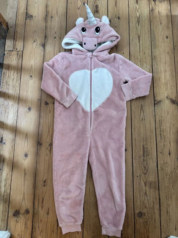 Pyjama combinaison licorne