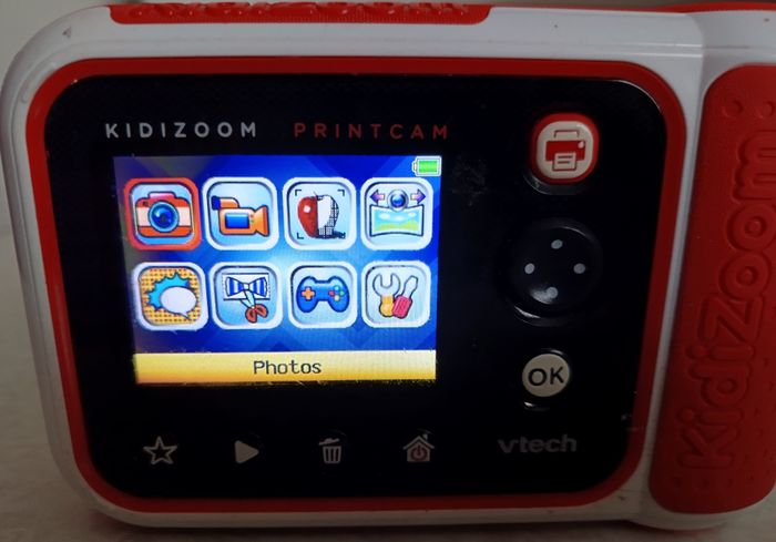 VTech Électronique Appareil Photo Compact KIDIZOOM Printcam Rouge Seul. - photo numéro 2