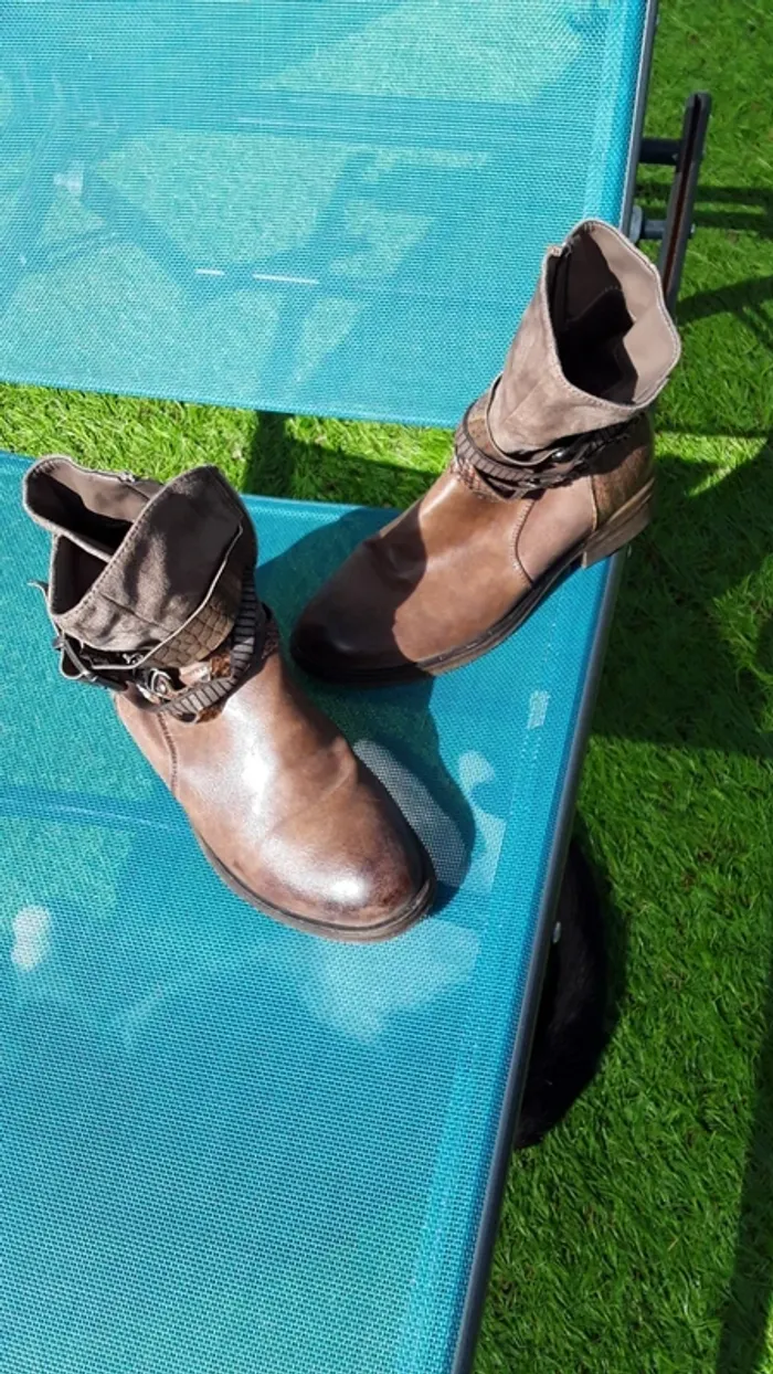 Boots marron, 38