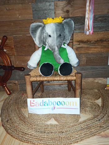 Peluche Babar gund 1988 tbe