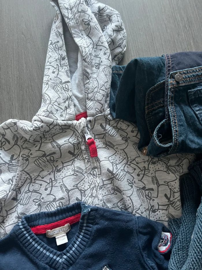 Lot vêtements bébé 12 mois garçon très bon état - photo numéro 5