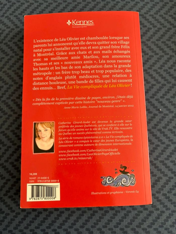La vie compliquée de Léa Olivier - Tome 1 : Perdue – Catherine Girard-Audet - photo numéro 2