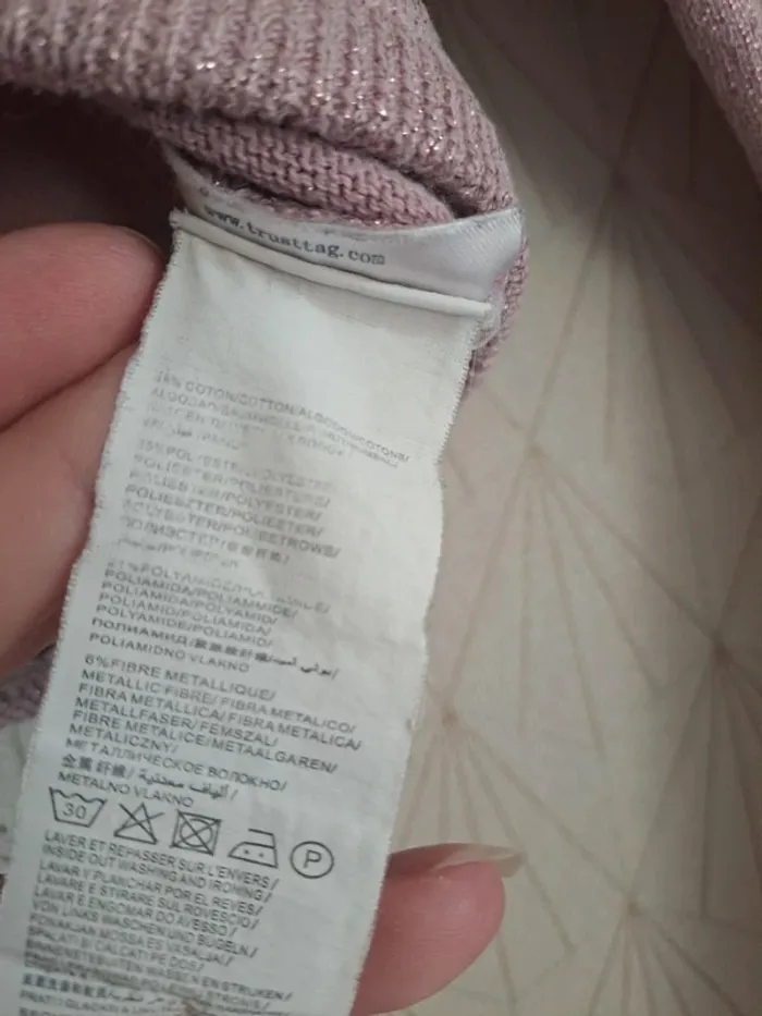 Superbe gilet fille comme neuf rose à paillettes tbe NKY 10 ans - photo numéro 6