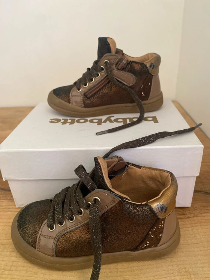 Chaussures montantes cuir fille - photo numéro 5