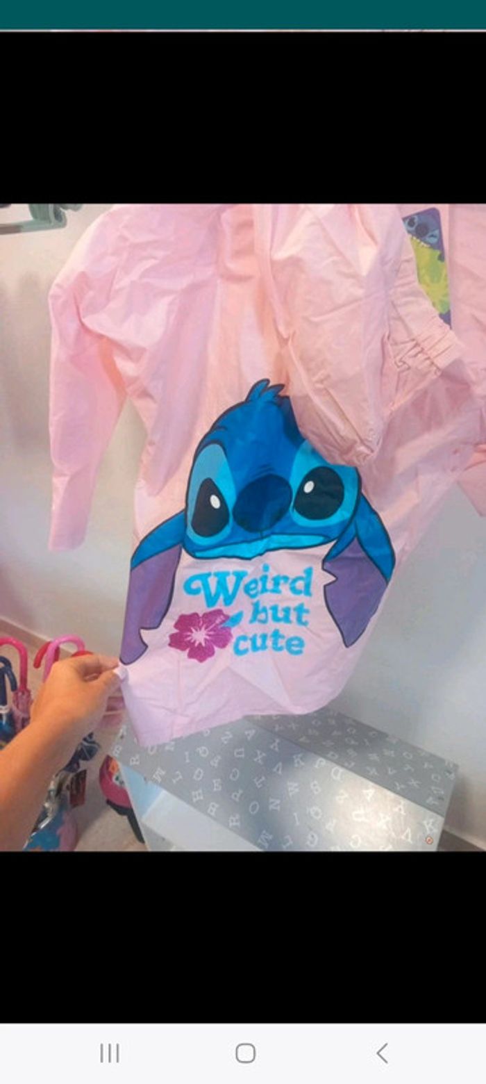 imperméable stitch capuche 2/3 ans