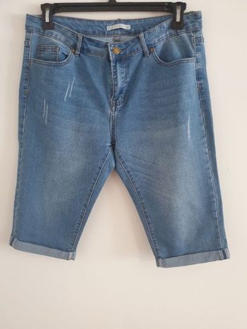 Short en jean délavé Gémo 42