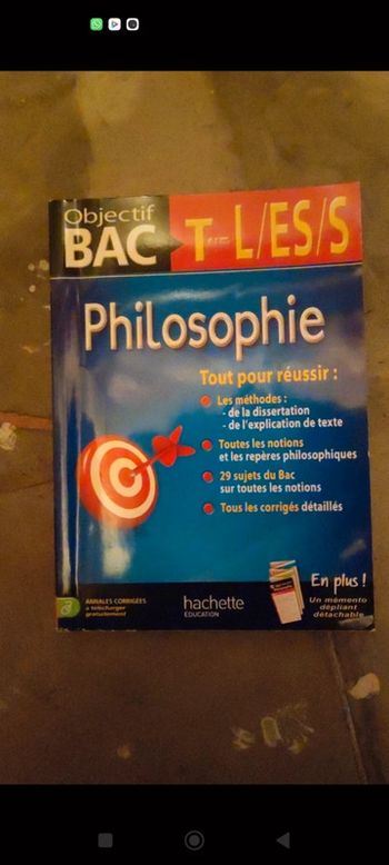Objectif bac philosophie