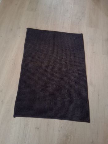 Tapis de bain noir " 60 x 90 cm