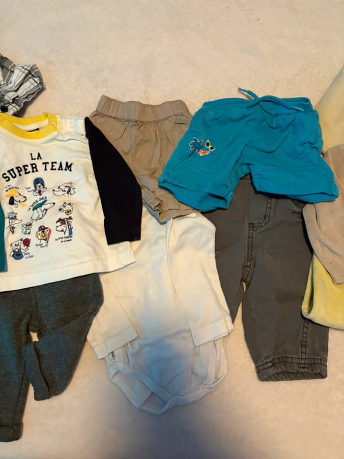 Lot vêtements bébé garçon 6 mois - Influx & Tissaia - photo numéro 3