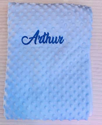 Couverture plaid bébé personnalisé