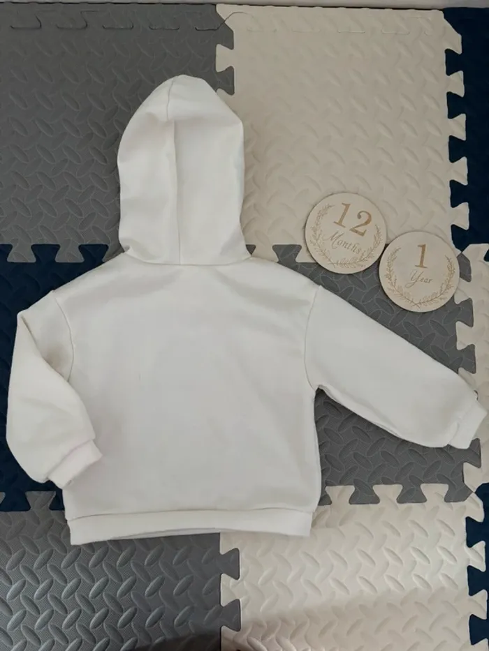 Pull à capuche / sweat-shirt ourson 12-18m - photo numéro 5