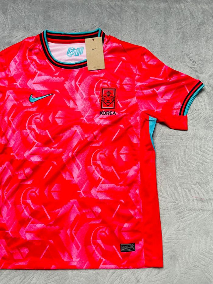 Maillot concept foot Corée rouge taille S - photo numéro 3