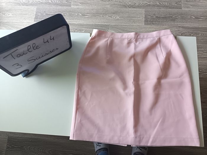 Jupe 3 Suisses rose clair