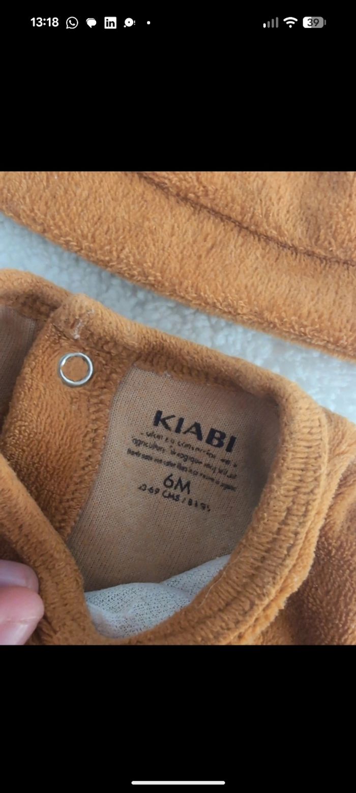 Pyjama déguisement p'tit biscuit noël 6M - photo numéro 3