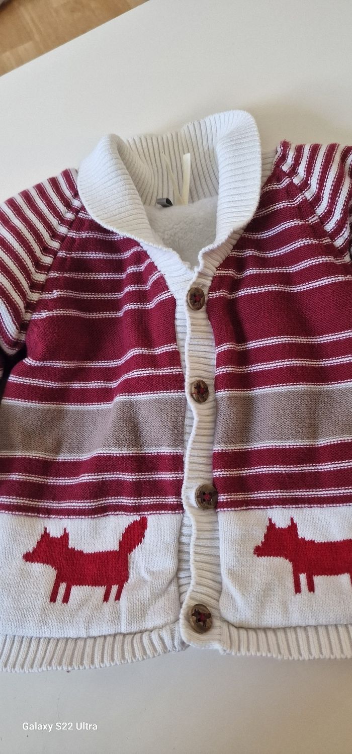 Jolie gilet épais de marque orchestra - photo numéro 2